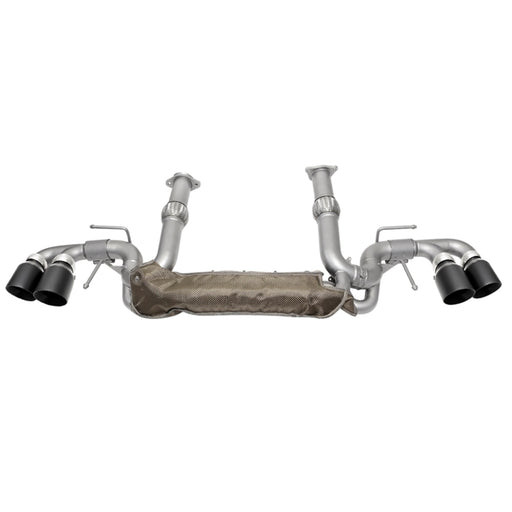 SOUL 20+ Chevrolet C8 Corvette Valved Exhaust - 4in Slash Cut Tips - Ceramic Matte Black CHEV.C8.VES.SLT.MB C8 CORVETTE