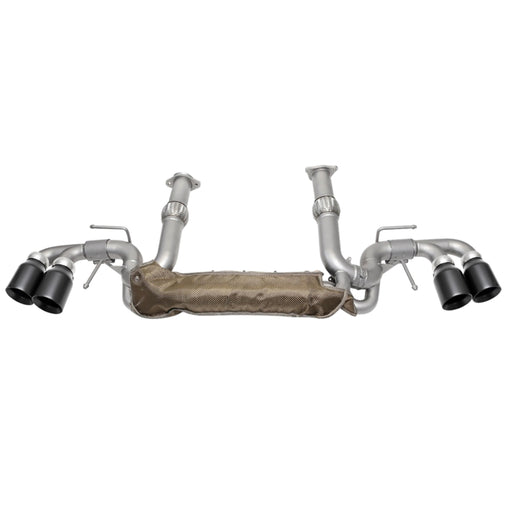 SOUL 20+ Chevrolet C8 Corvette Performance Rear Exhaust - 4in Slash Cut Tips - Ceramic Matte Black CHEV.C8.ES.SLT.MB C8 CORVETTE
