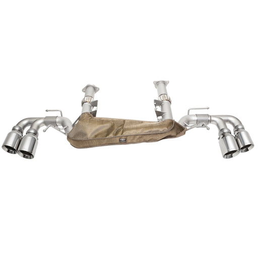 SOUL 20+ Chevrolet C8 Corvette Performance Rear Exhaust - 4in Straight Cut Tips - Polished Chrome CHEV.C8.ES.SWT.POL C8 CORVETTE