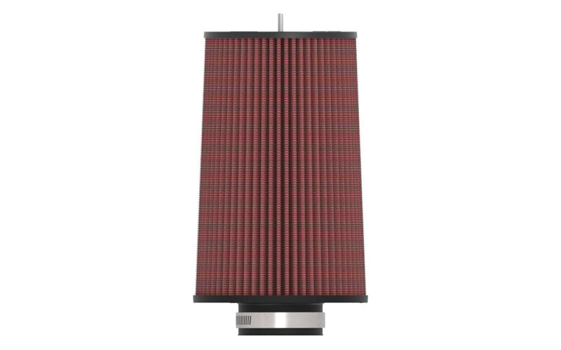 K&N Universal Round Clamp-On Air Filter 3-1/2in FLG 8in B, 7in T W/STUD, 12-1/2in H K&N Engineering Air Filters - Universal Fit