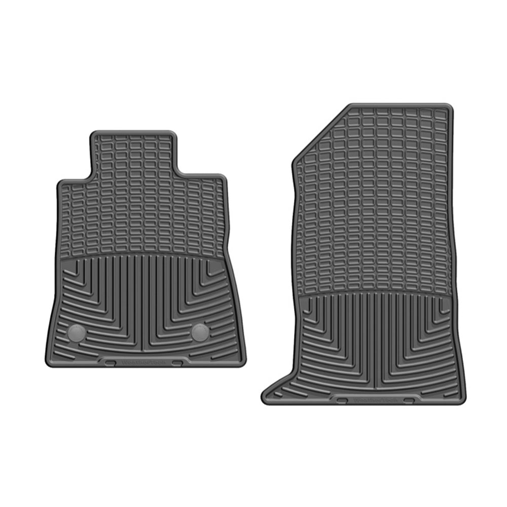 WeatherTech 2016 + Chevrolet Camaro Front Rubber Mats - Black W437