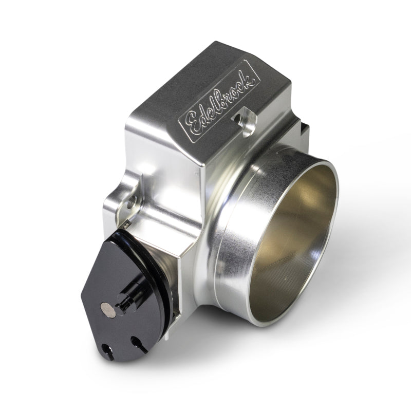 Edelbrock Pro Flo XT 90mm Throttle Body - Satin Finish Edelbrock Throttle Bodies