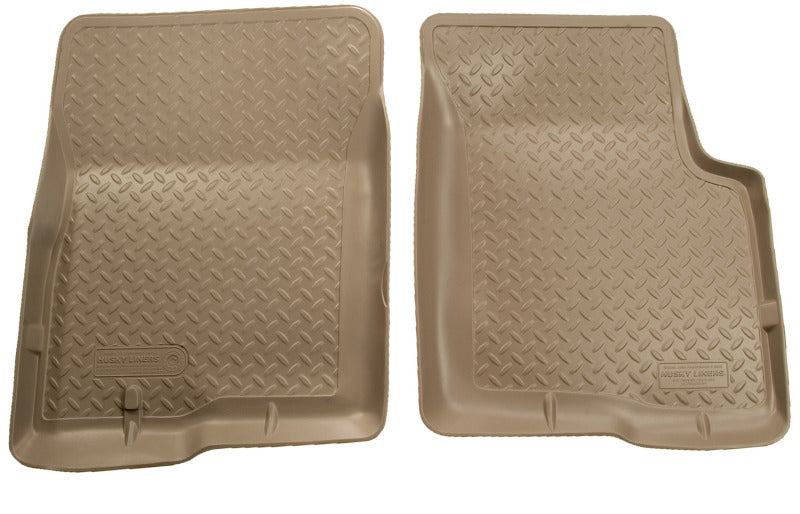 Husky Liners 80-96 Ford Bronco Full Size Classic Style Tan Floor Liners Husky Liners Floor Mats - Rubber