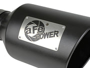 aFe Power MACH Force-Xp 409 Stainless Steel Clamp-on Exhaust Tip Black aFe Tips