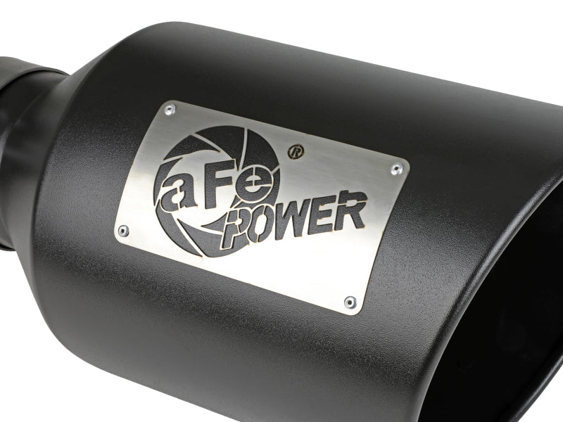 aFe Power MACH Force-Xp 409 Stainless Steel Clamp-on Exhaust Tip Black aFe Tips
