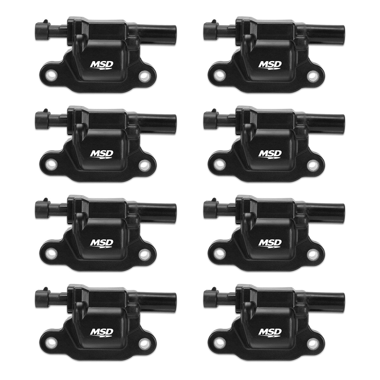 MSD Ignition Coil - Blaster Series - LS2/LS3/LS4/LS7/LS9 Engines -Black - 8-Pack