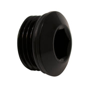 DeatschWerks 8AN ORB Male Plug Low Profile Internal Allen/Hex (Incl O-Ring) Anodized Matte Black DeatschWerks Fitting Caps