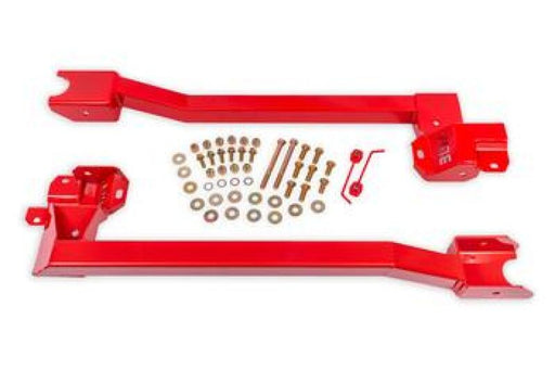BMR 74-81 GM 2nd Gen F-Body Bolt-On Subframe Connectors - Red BMR Suspension Chassis Bracing