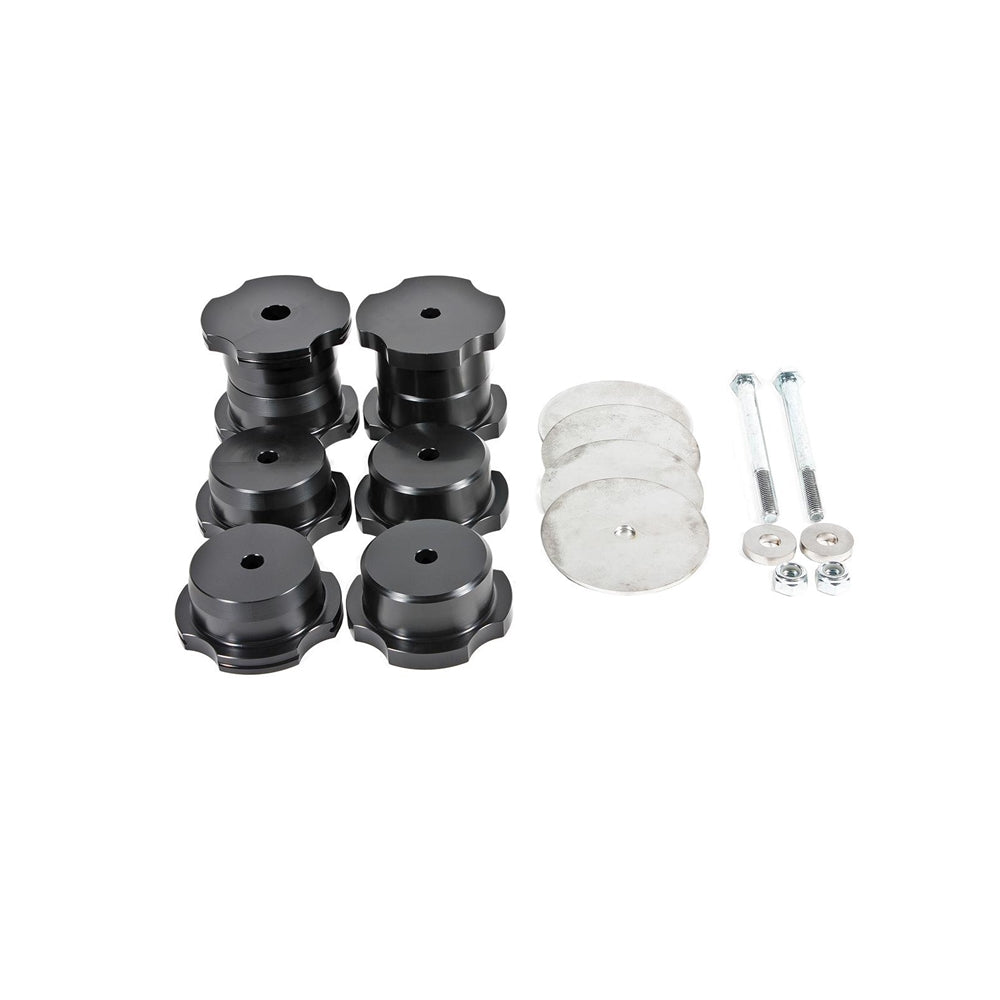 BMR 16-17 6th Gen Camaro Rear Cradle Bushing Kit (Delrin) - Black BK062