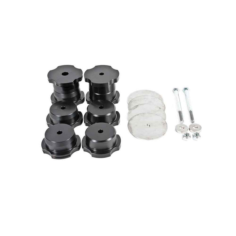 BMR 16-17 6th Gen Camaro Rear Cradle Bushing Kit (Delrin) - Black BK062 My Store