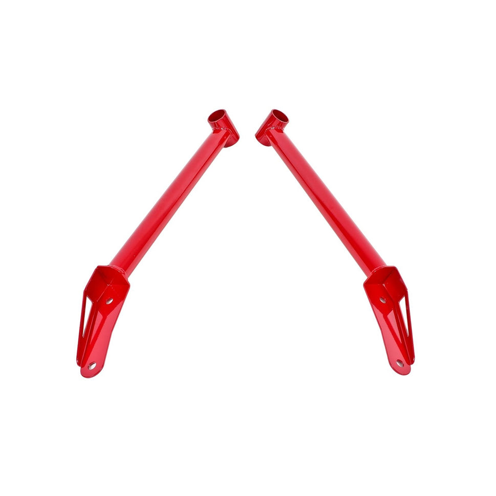 BMR 16-17 6th Gen Camaro Front Of Rear Cradle Brace - Red CB008R