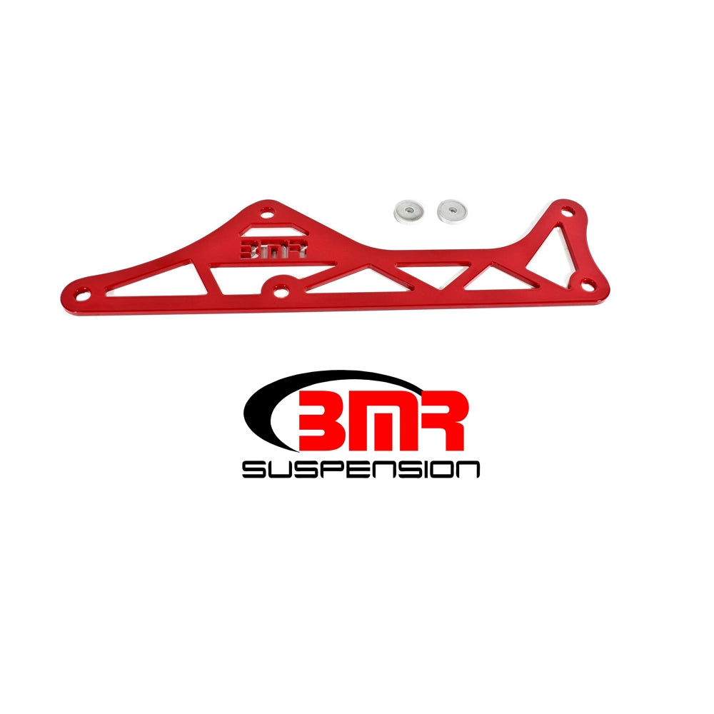 BMR 16-17 6th Gen Camaro Steel Driveshaft Tunnel Brace - Red DTB005R