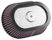 K&N Universal Custom Air Filter - Oval Shape 9.313in OD / 2.375 Height K&N Engineering Air Filters - Direct Fit