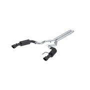 MBRP 2024 Ford Mustang GT S650, 5.0L 3in Cat-Back Dual Split Rear, Black-Coated (street) MBRP Catback