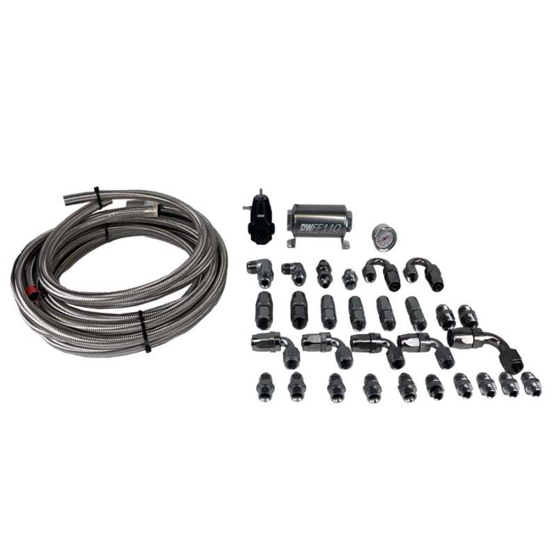 DeatschWerks X3 Series Pump Hanger PTFE Plumbing Kit for 1999-2004 Ford F-150 Lightning DeatschWerks Fuel Pumps
