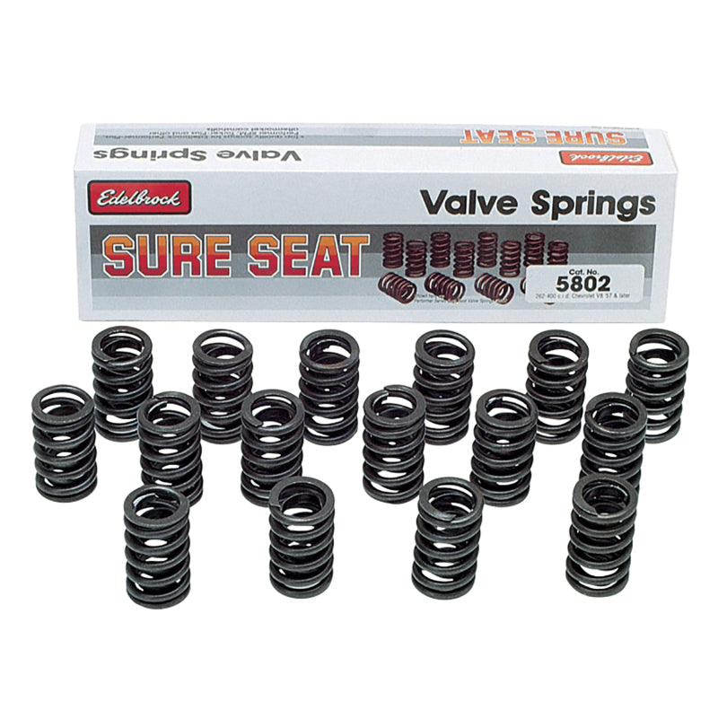 Edelbrock V/S Performer Chev 262-400 Non Rotator Edelbrock Valve Springs, Retainers