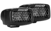 Rigid Industries SR-M Series PRO Midnight Edition - Spot - Diffused - Pair Rigid Industries Light Bars & Cubes