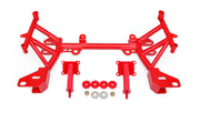 BMR 93-02 4th Gen F-Body K-member Low Mount Turbo LS1 Motor Mounts Standard Rack Mounts - Red BMR Suspension Crossmembers