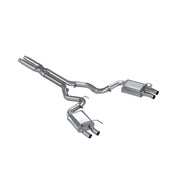 MBRP 16-20 Ford GT350/GT350R Dual Quad Split Rear Outlet 3in Cat Back T304 Exhaust MBRP Catback