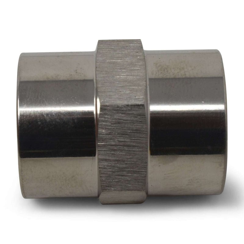 1/4" Female Pipe Coupler Adapter Fitting With Endura Finish RUSSELL Autoparts