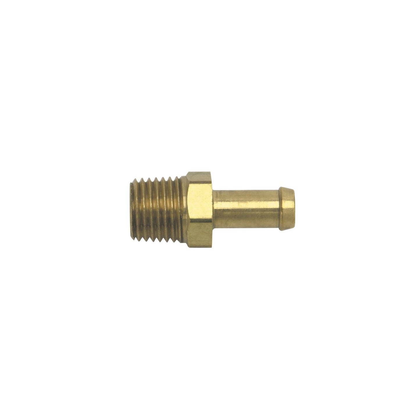 1/4 NPT X 10mm Hose Single Barb Manifold Brass Adapter Fitting RUSSELL Autoparts