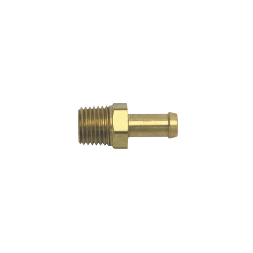 1/4 NPT X 9mm Hose Single Barb Manifold Brass Adapter Fitting RUSSELL Autoparts