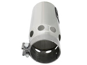 aFe SATURN 4S 4in SS Intercooled Exhaust Tip - Polished 4in In x 5in Out x 12in L Bolt-On aFe Tips