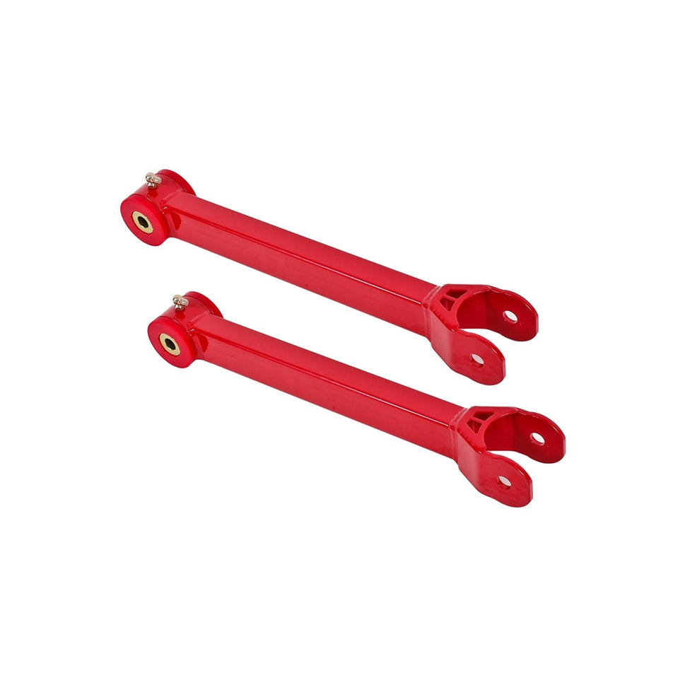 BMR 16-17 6th Gen Camaro Non-Adj. Upper Control Arms (Polyurethane) - Red UTCA061R