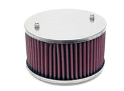 K&N Universal Custom Air Filter - Round 1.625in Flange / 1.625in ID / 2.75in Overall Height K&N Engineering Air Filters - Direct Fit