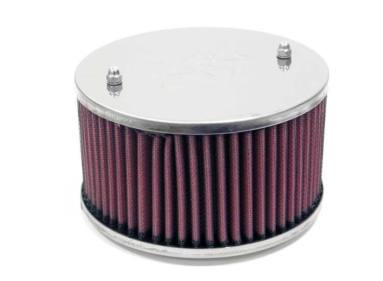 K&N Universal Custom Air Filter - Round 1.625in Flange / 1.625in ID / 2.75in Overall Height K&N Engineering Air Filters - Direct Fit