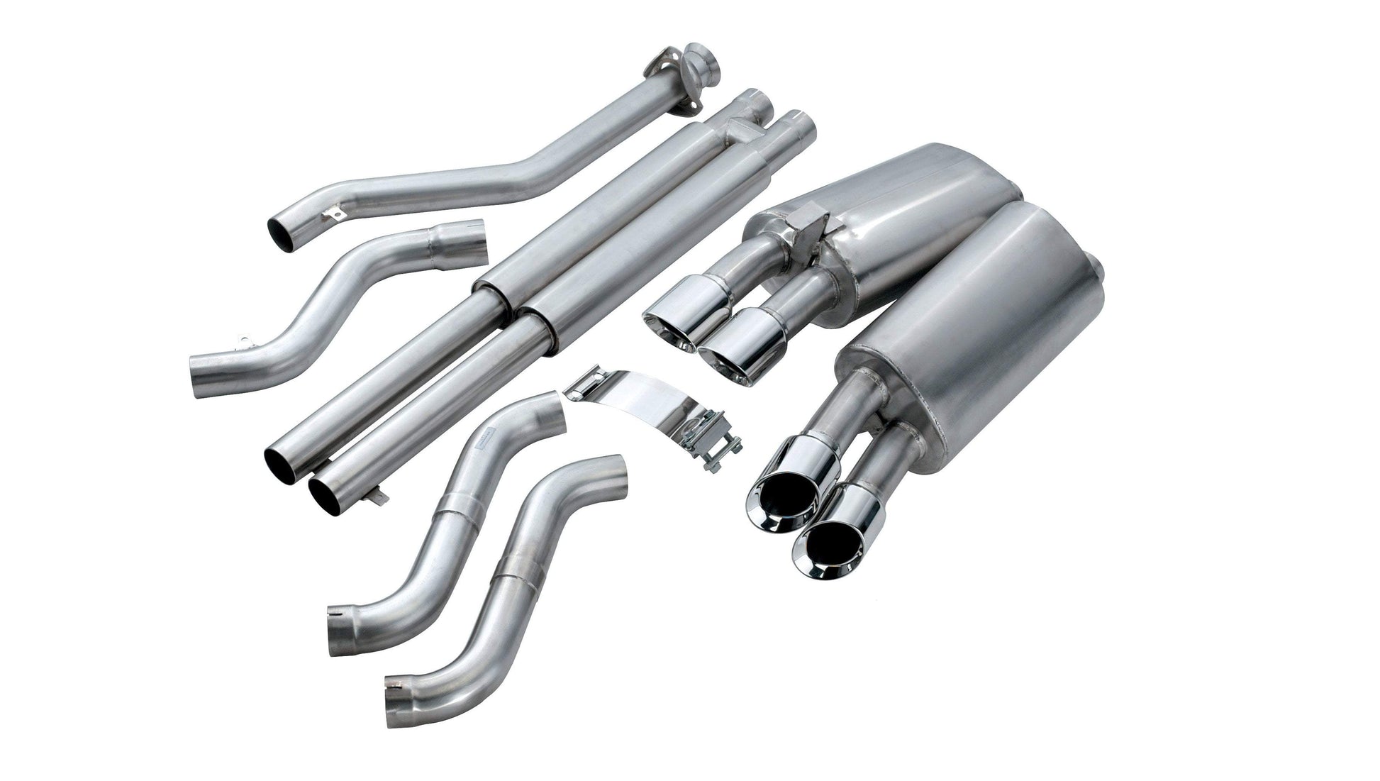 1990-1995 C4 Corvette Exhaust System | Sport / 2.5 in Cat-Back 3.5 in Twin Tips | ZR1 LT5 (14117)