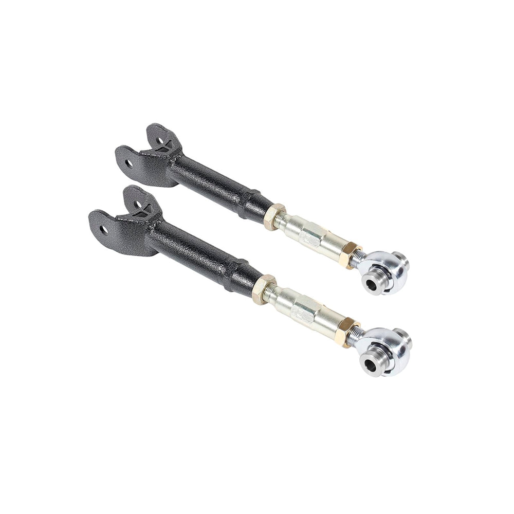 BMR 16-17 6th Gen Camaro Upper Control Arms On-Car Adj. Rod Ends - Black Hammertone UTCA063H