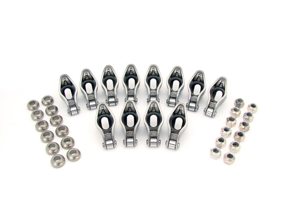 Magnum Roller Rocker Arms: Chevy; 3/8" Stud, 1.6 Ratio
