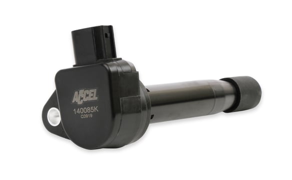 Ignition Coil - Honda and Acura 3.0, 3.2, 3.5L, 6-cylinder, Black, Individual 140085K ACCEL Autoparts