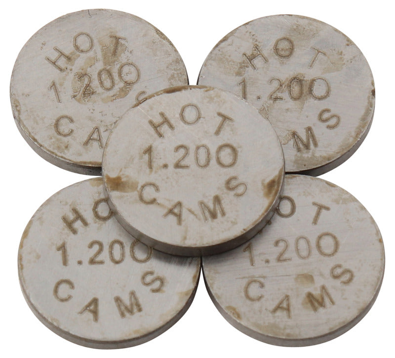 Hot Cams 04-08 400 DVX/02-16 CRF 450 R 1.200mm Shim Kit - 5 Pack Hot Cams Valves