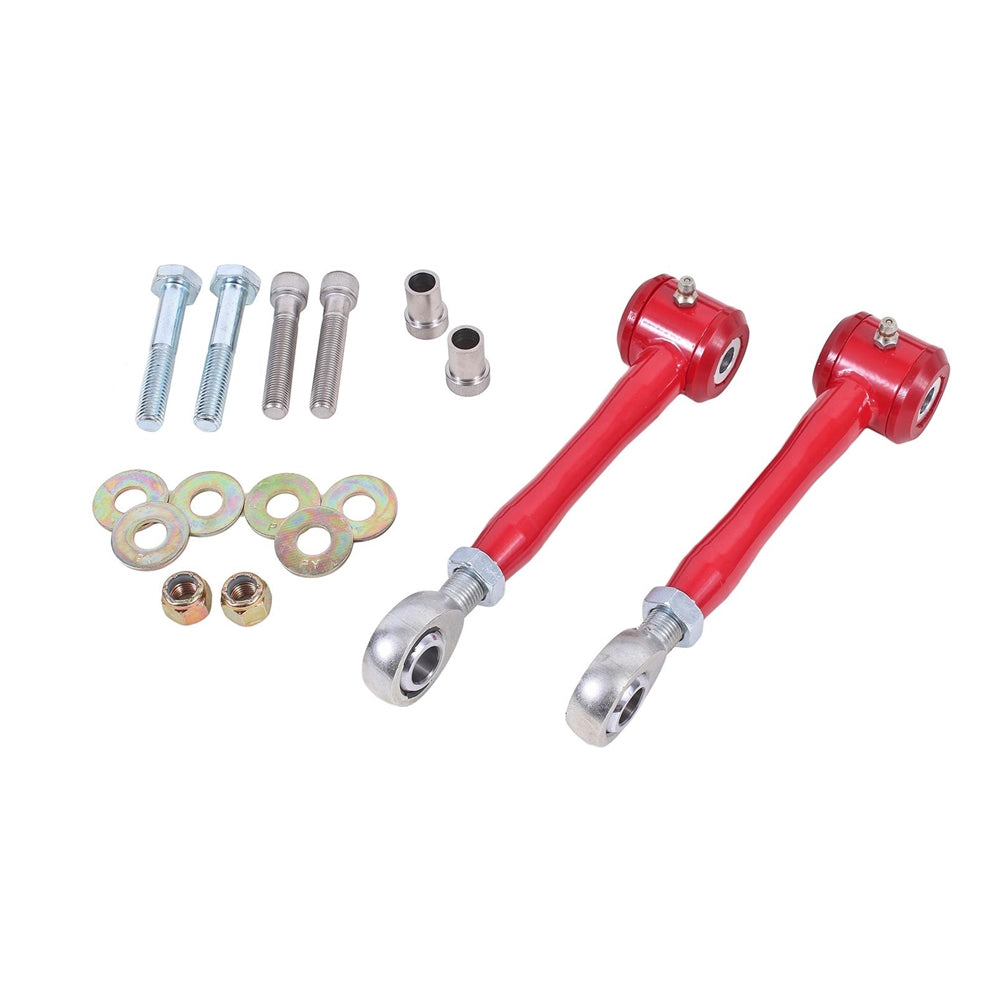 BMR 16-17 6th Gen Camaro Rear Sway Bar End Link Kit - Red ELK017R