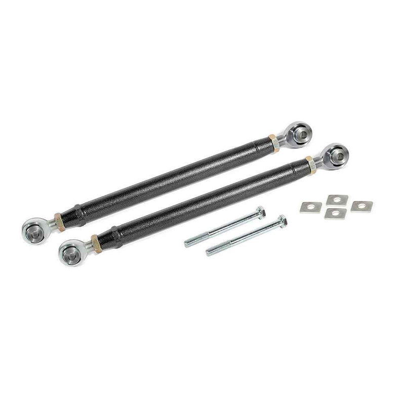 BMR 16-17 6th Gen Camaro Rear Double Adj. Rod Ends Toe Rods - Black Hammertone TR007H My Store
