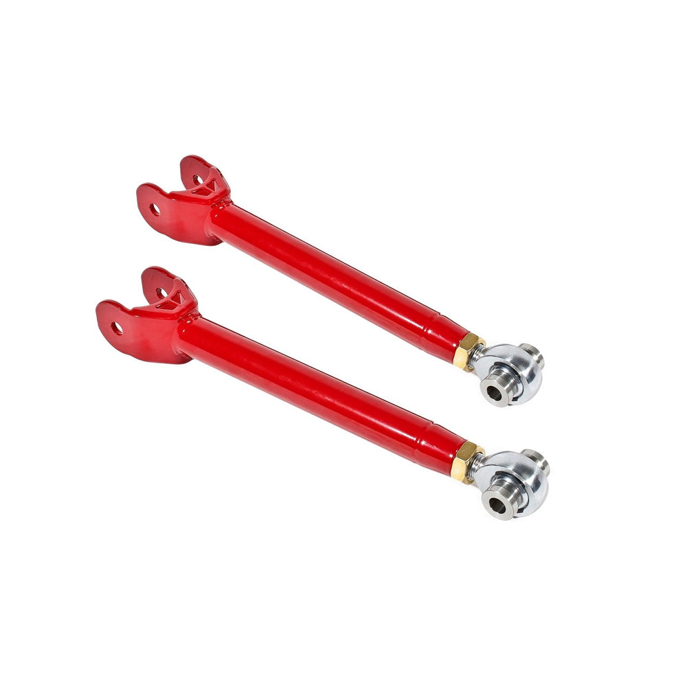 BMR 16-17 6th Gen Camaro Lower Trailing Arms w/ Single Adj. Rod Ends - Red TCA060R