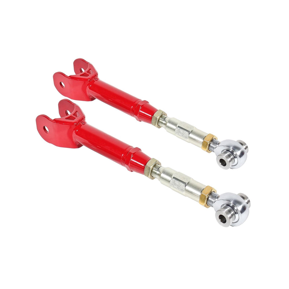 BMR 16-17 6th Gen Camaro Lower Trailing Arms w/ On-Car Adj. Rod Ends - Red TCA061H