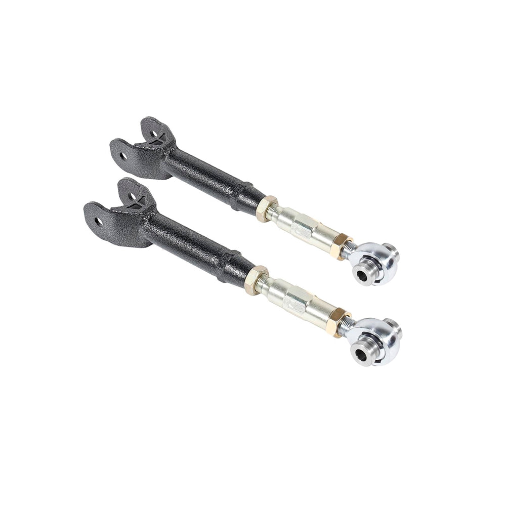 BMR 16-17 6th Gen Camaro Lower Trailing Arms w/ On-Car Adj. Rod Ends - Black Hammertone TCA061H