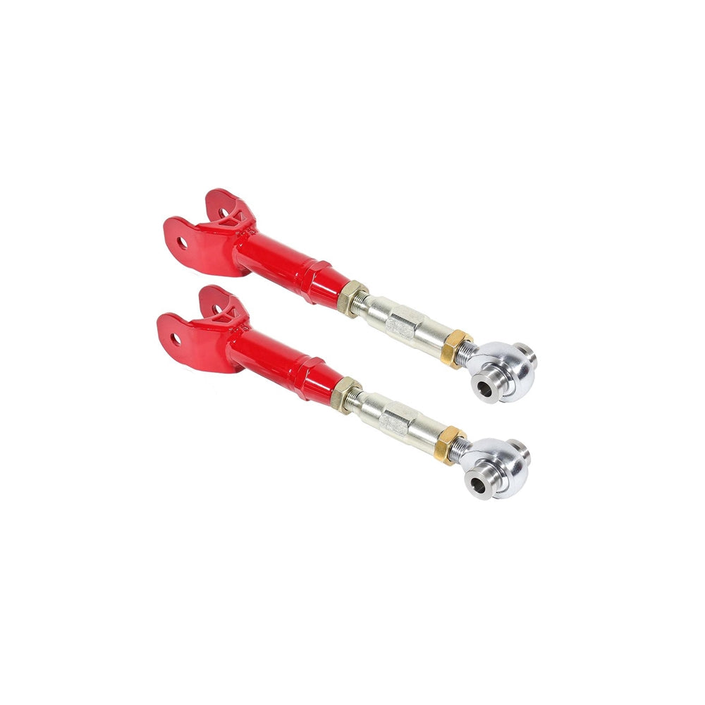 BMR 16-17 6th Gen Camaro Upper Trailing Arms w/ On-Car Adj. Rod Ends - Red UTCA060R