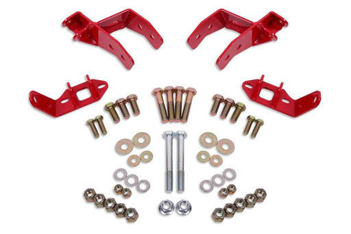 BMR 78-87 G-Body Coilover Conversion Kit Rear Non-adj Shock Mount w/o CAB - Red BMR Suspension Coilover Components