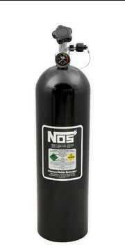 15 LB. BOTTLE W/RACER SAFETY, BLACK 14750B-ZR1NOS NOS