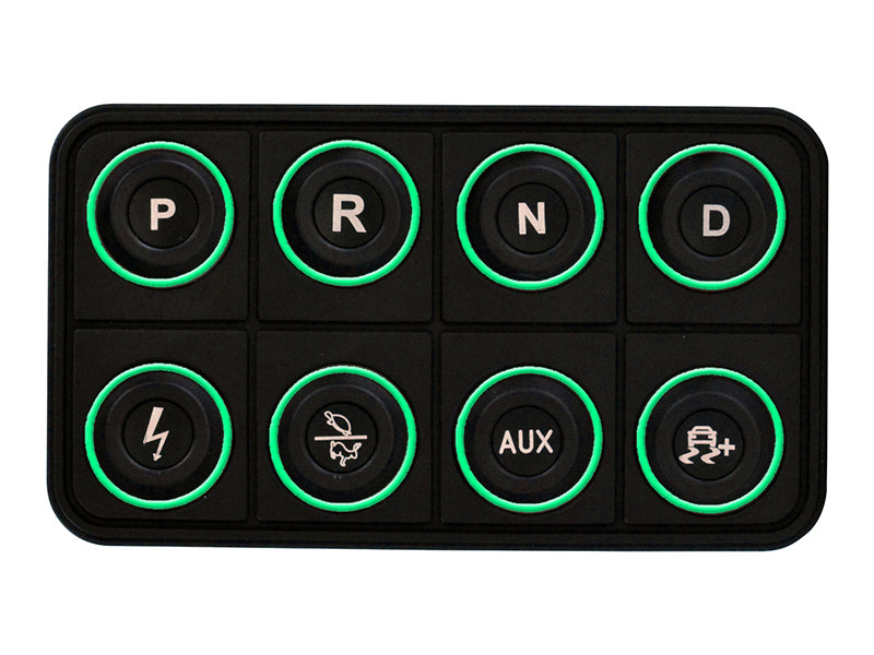 AEM EV 8 Button Keypad CAN Based Programmable Backlighting AEM Programmer Accessories