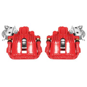Power Stop 93-97 Chevrolet Camaro Rear Red Calipers w/Brackets - Pair PowerStop Brake Calipers - Perf