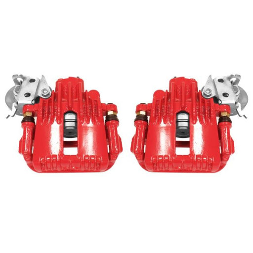 Power Stop 93-97 Chevrolet Camaro Rear Red Calipers w/Brackets - Pair PowerStop Brake Calipers - Perf