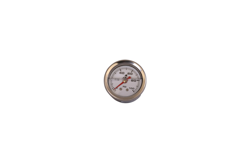 Aeromotive 0-100 PSI Fuel Pressure Gauge Aeromotive Gauges