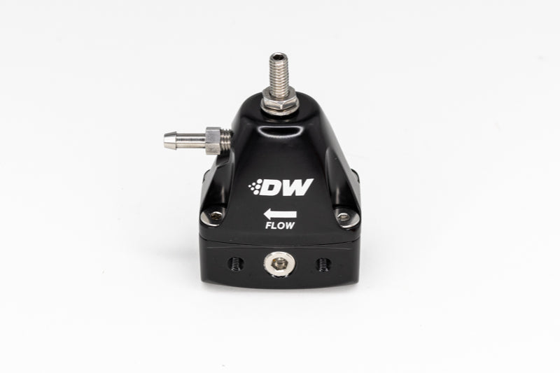 DeatschWerks DWR1000iL In-Line Adjustable Fuel Pressure Regulator - Black DeatschWerks Fuel Pressure Regulators