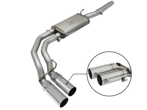 aFe Rebel Exhausts Cat-Back SS Ford F-150 04-08 V8 4.6/5.4L w/ Polished Tips aFe Catback