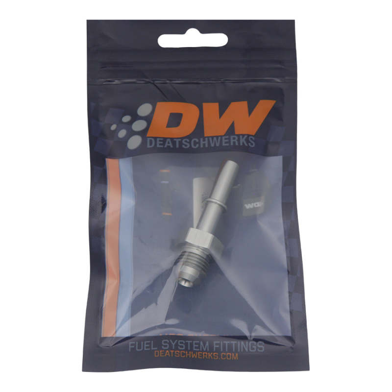 DeatschWerks 6AN Male Flare to 5/16IN Male EFI Quick Connect Adapter DeatschWerks Fuel Components Misc